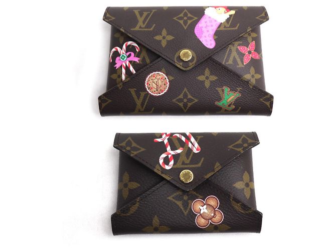Vivienne Bolso Clutch Kirigami Monograma Marrón Louis Vuitton Castaño - vista 5