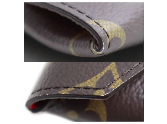 Vivienne Bolso Clutch Kirigami Monograma Marrón Louis Vuitton Castaño - vista 6