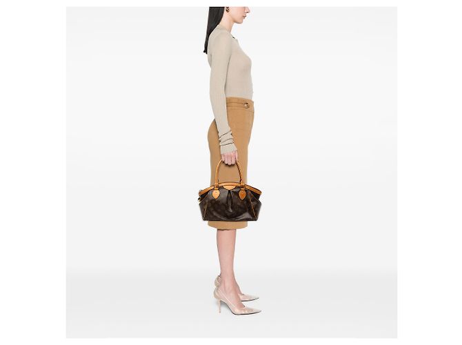 Louis Vuitton Marrone Monogram Tivoli PM - vista 9