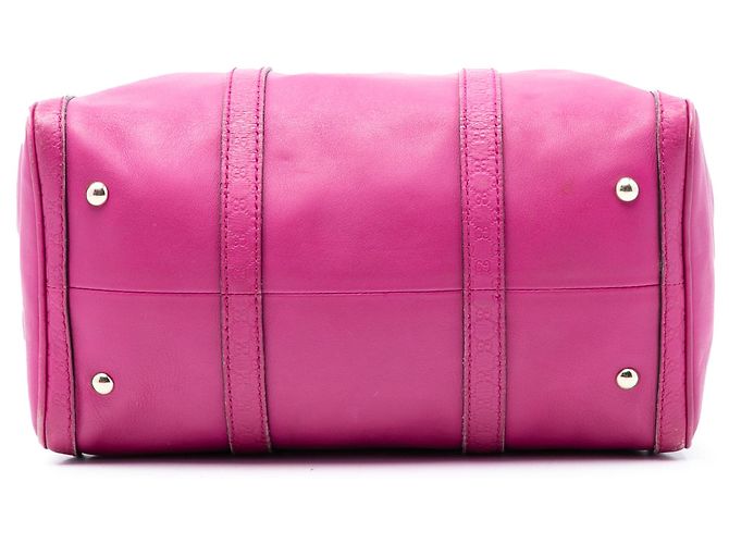 Borsa Boston Joy in microguccissima rosa medio di Gucci - vista 3