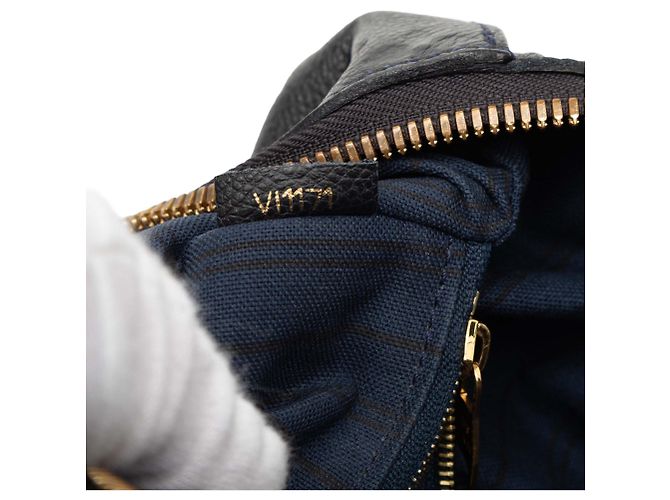 Louis Vuitton Monogram Empreinte Lumineuse PM Blu Blu navy - vista 6