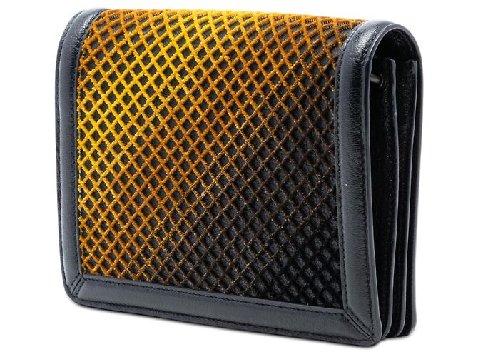 Bottega Veneta Mini Borsa in Pelle Nera e Velluto Ombre Montebello Incrociata - vista 2