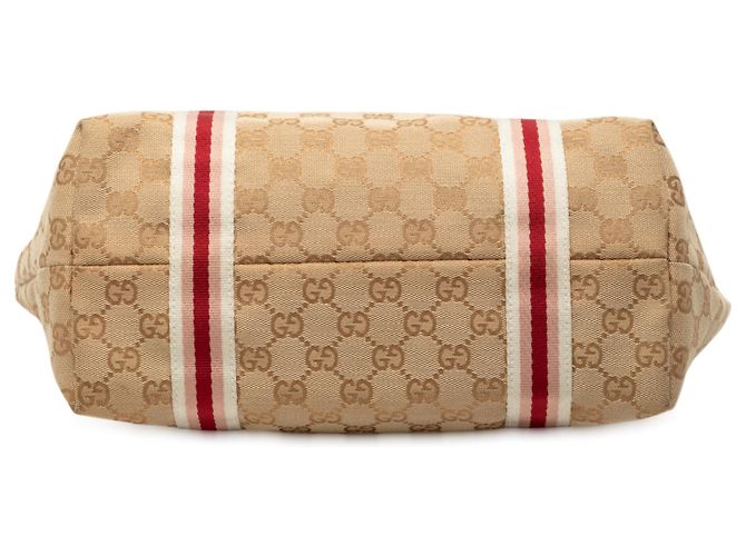 Gucci Braune GG Canvas Jolicoeur Tote Beige - Ansicht 3