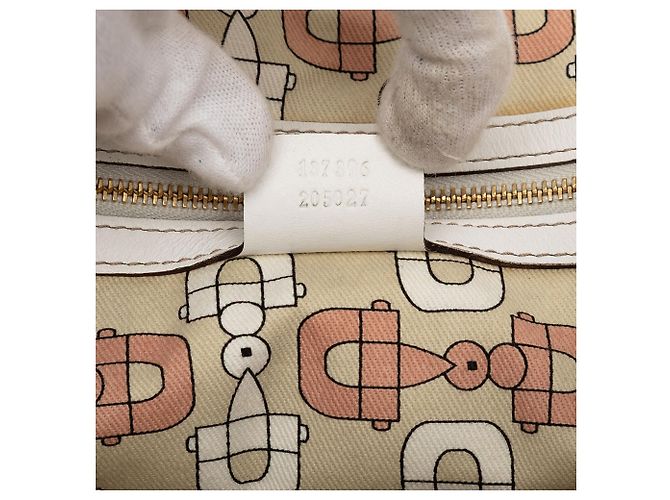 Gucci Braune GG Canvas Jolicoeur Tote Beige - Ansicht 6