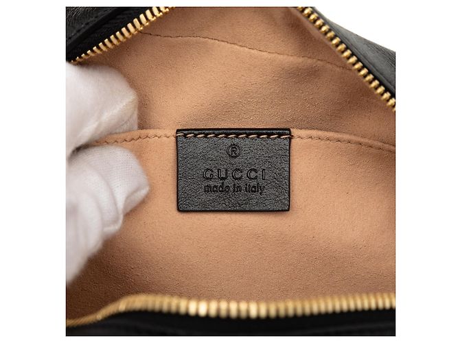 Gucci Borsa a tracolla Small GG Marmont Matelassé in tela GG e pelle Beige - vista 5
