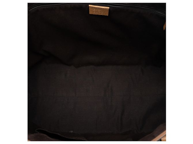 Borsa Gucci in pelle marrone con charm GG Caramello - vista 4