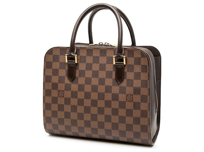 Louis Vuitton Marrone Damier Ebene Triana - vista 2