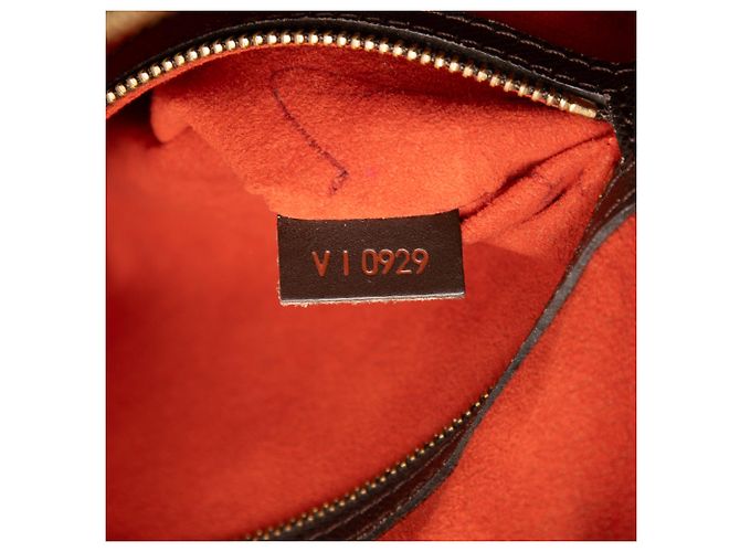Louis Vuitton Marrone Damier Ebene Triana - vista 6