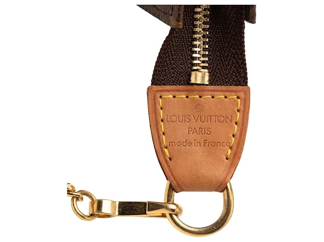Bucket Pochette a secchiello Monogram marrone Louis Vuitton - vista 5