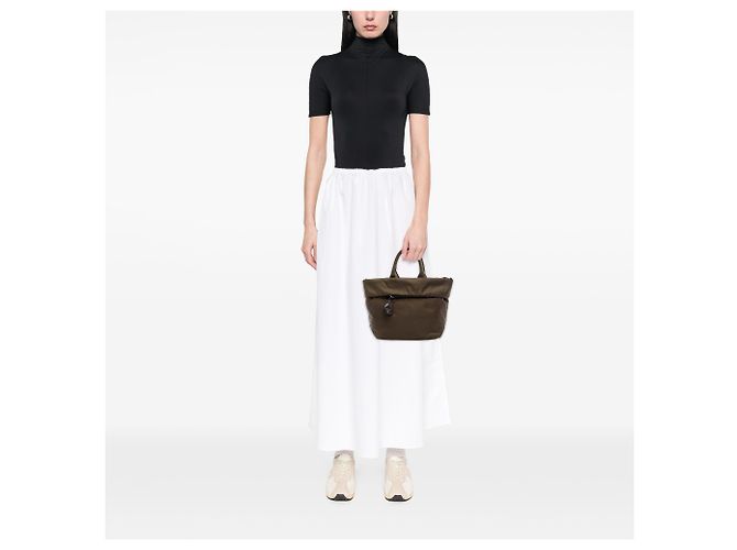 Prada braune Tessuto wendbare Handtasche Khaki - Ansicht 6