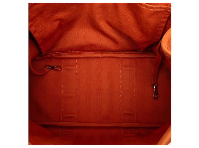 Hermès Arancione Toile e Swift Valparaiso MM - vista 4