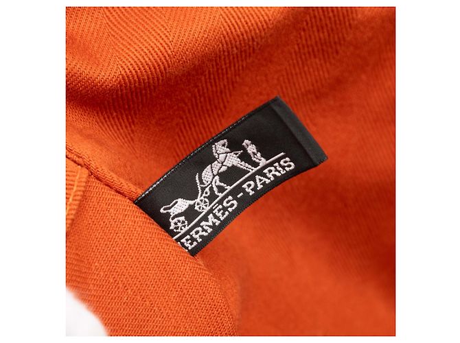Hermès Arancione Toile e Swift Valparaiso MM - vista 5