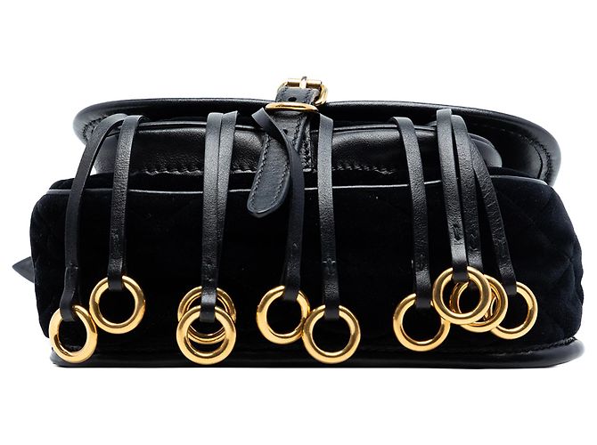 Prada Borsa a tracolla Impuntu Velluto Corsaire Nera Nero - vista 3