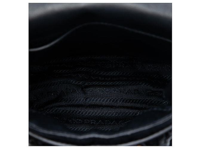 Prada Borsa a tracolla Impuntu Velluto Corsaire Nera Nero - vista 4