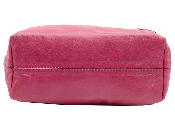 Borsa tote aperta convertibile in vitello rosa Prada - vista 3
