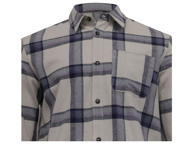Apc Camicia a maniche lunghe a stampa check A.P.C. in cotone multicolore - vista 2
