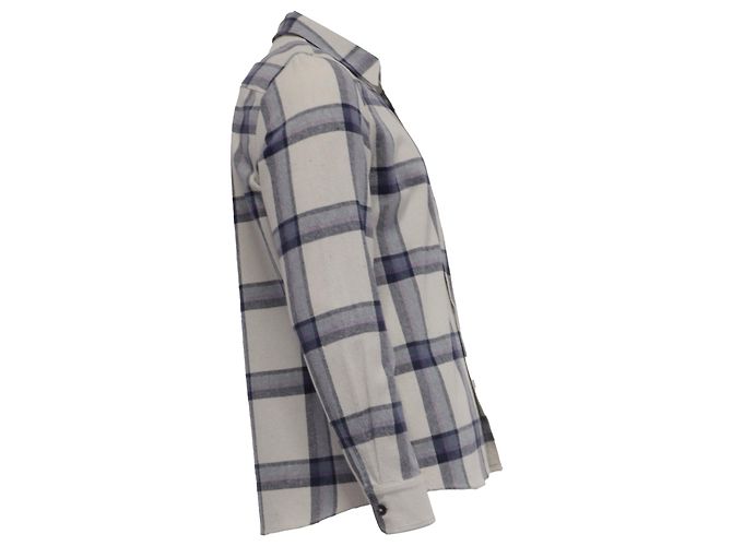 Apc Camicia a maniche lunghe a stampa check A.P.C. in cotone multicolore - vista 3