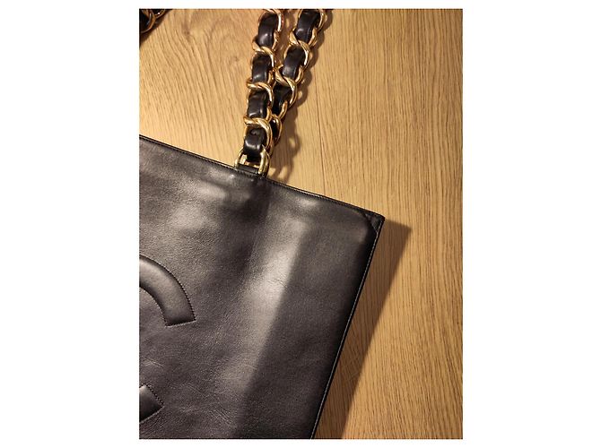 Trendy CC Chanel Vintage CC Chain Tragetasche Schwarz - Ansicht 11
