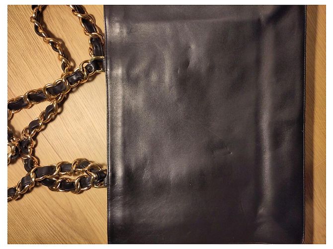 Trendy CC Chanel Vintage CC Chain Tragetasche Schwarz - Ansicht 5