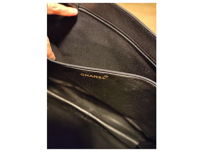 Trendy CC Chanel Vintage CC Chain Tragetasche Schwarz - Ansicht 7