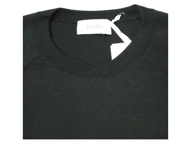 Autre Marque Ernie Palo Baumwoll-Sweatshirt Schwarz - Ansicht 5