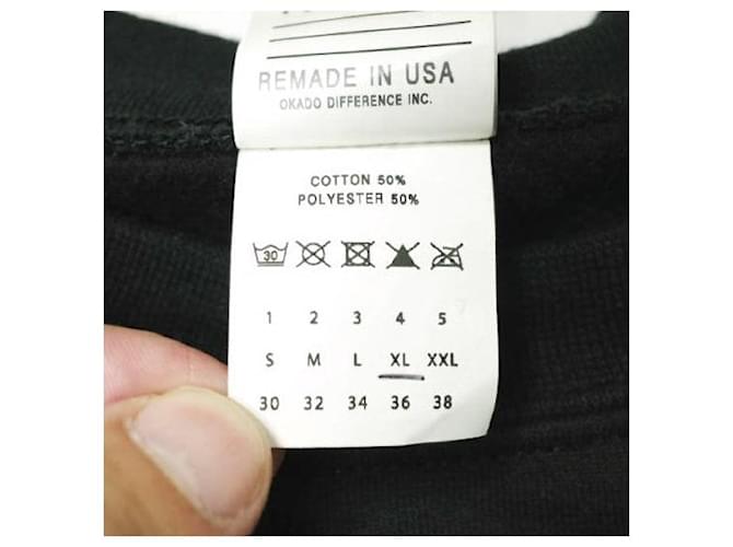 Autre Marque Sweatshirt mit Weiten Ärmeln aus Baumwolle und Polyester Schwarz - Ansicht 4