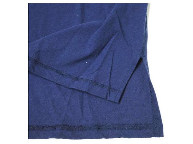 Autre Marque Camiseta de manga larga de algodón ESSAY LV con cuello alto Azul Azul marino - vista 5