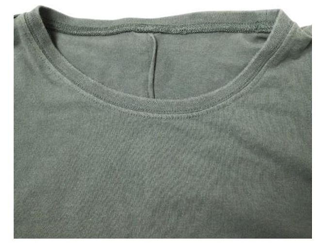 Autre Marque Camiseta de algodón stretch con cuello redondo wjk Top de algodón y poliuretano Gris - vista 3