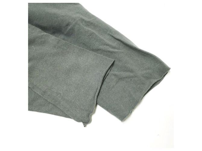 Autre Marque Camiseta de algodón stretch con cuello redondo wjk Top de algodón y poliuretano Gris - vista 4