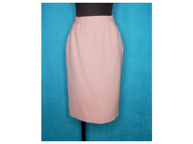 Yves Saint Laurent Rive Gauche Completo Gonna Rosa Cotone - vista 5