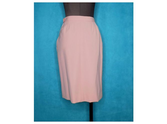 Yves Saint Laurent Rive Gauche Completo Gonna Rosa Cotone - vista 7