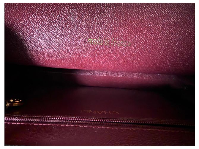 Borsa Classic Flap Chanel in pelle marrone scuro - vista 20