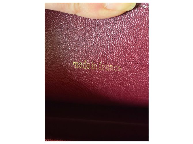 Borsa Classic Flap Chanel in pelle marrone scuro - vista 9