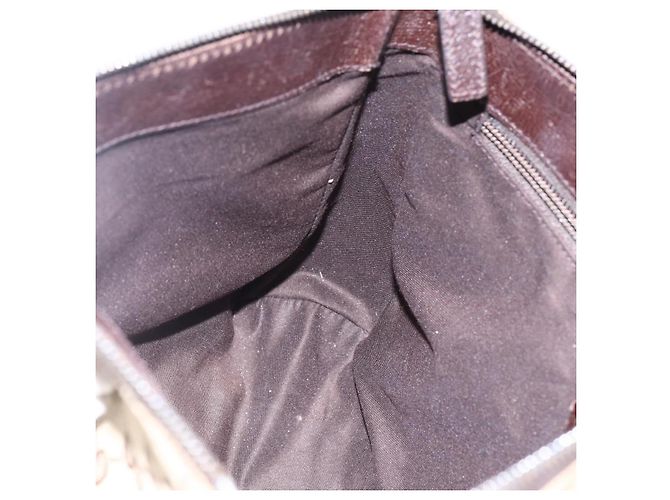 Borsa a Spalla GG Canvas Gucci Beige Argento 114273 Auth fm5091 - vista 20