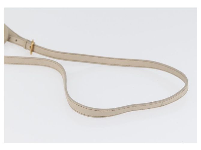 PRADA Borsa a mano arricciata in nylon 2 in 1 avorio oro Auth 173201 D'oro Crudo - vista 9