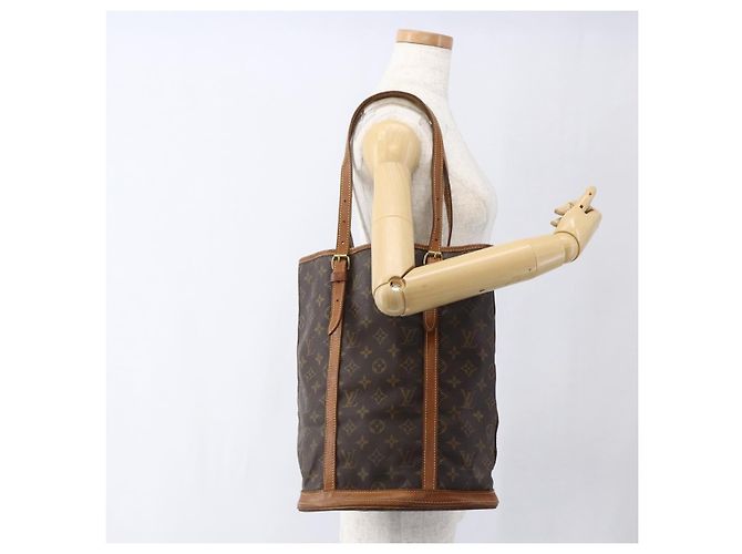 LOUIS VUITTON Borsa a Spalla Monogram Bucket GM M42236 LV Auth ka2630 Monogramma - vista 22