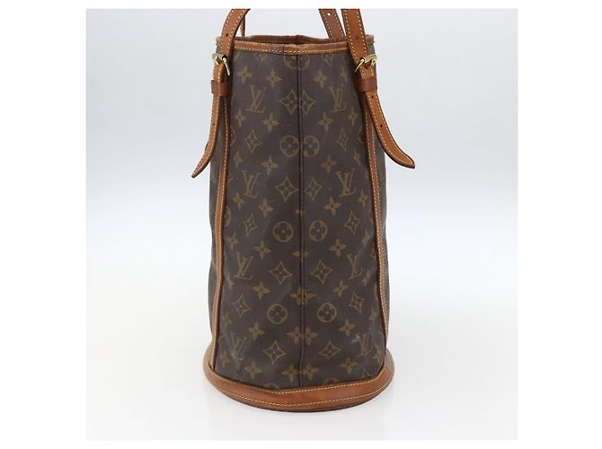 LOUIS VUITTON Borsa a Spalla Monogram Bucket GM M42236 LV Auth ka2630 Monogramma - vista 4