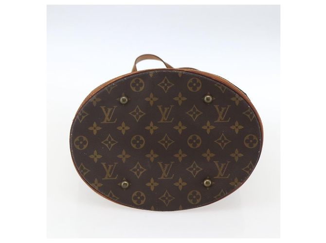LOUIS VUITTON Borsa a Spalla Monogram Bucket GM M42236 LV Auth ka2630 Monogramma - vista 5