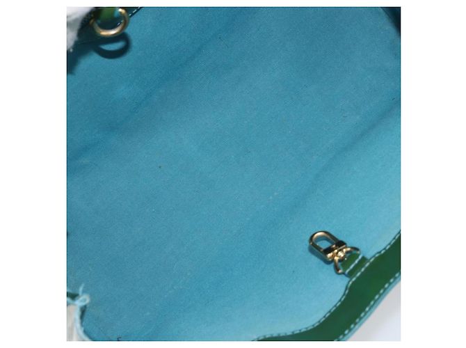 LOUIS VUITTON Borsa a Mano Vernis Wilshire PM Blu Galattico M93646 LV Auth 172120 - vista 11