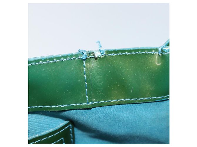LOUIS VUITTON Borsa a Mano Vernis Wilshire PM Blu Galattico M93646 LV Auth 172120 - vista 12