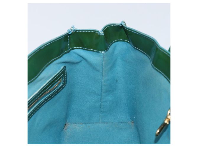 LOUIS VUITTON Borsa a Mano Vernis Wilshire PM Blu Galattico M93646 LV Auth 172120 - vista 19
