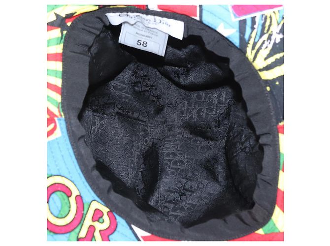 Christian Dior Hat Canvas Multicolor Auth 168182SAM Multiple colors - view 11