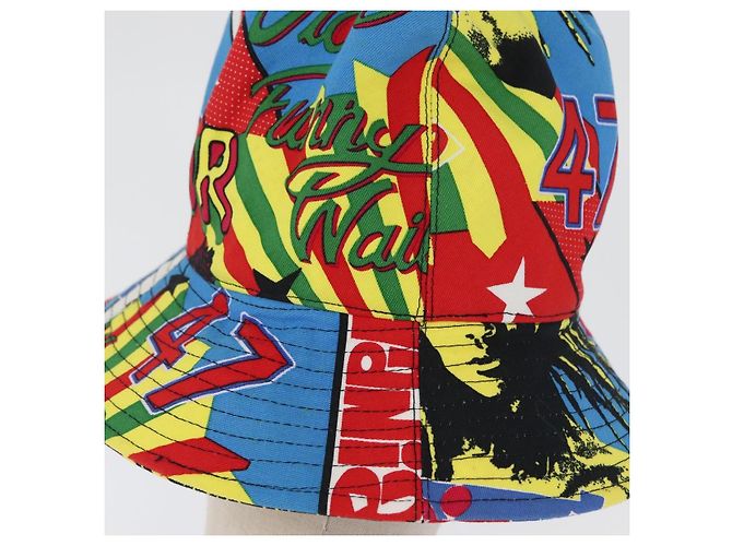 Christian Dior Hat Canvas Multicolor Auth 168182SAM Multiple colors - view 14