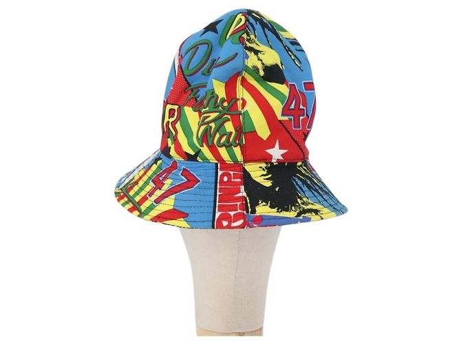 Christian Dior Hat Canvas Multicolor Auth 168182SAM Multiple colors - view 2