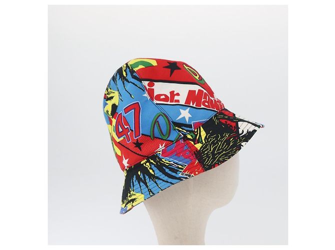 Christian Dior Hat Canvas Multicolor Auth 168182SAM Multiple colors - view 4