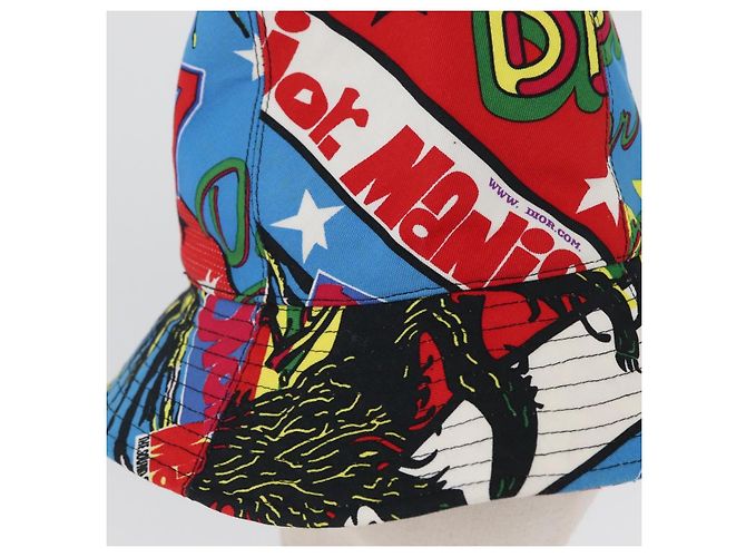 Christian Dior Hat Canvas Multicolor Auth 168182SAM Multiple colors - view 5