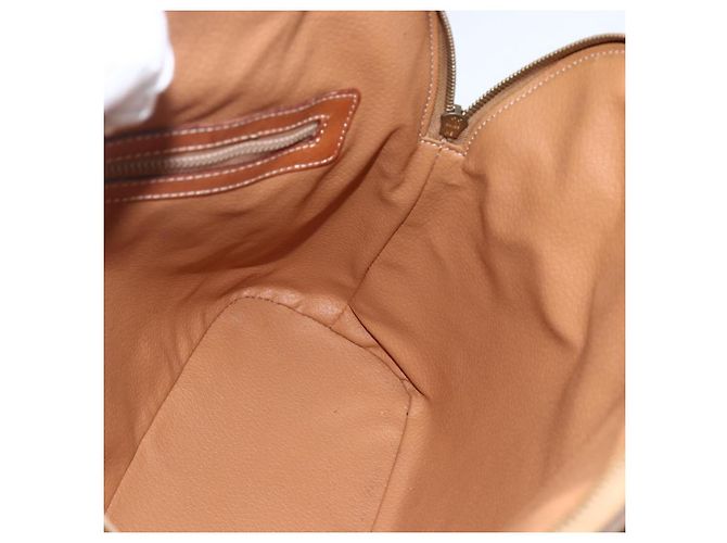 Céline Sac à main en toile Macadam CELINE en cuir PVC 2 en 1 marron or Auth ep13453 Doré - vue 20
