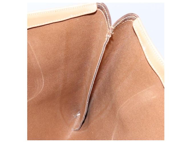 Céline Borsa tote in tela Macadam CELINE in pelle PVC marrone oro Auth ep13444 D'oro - vista 18