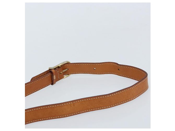 Céline Sac à bandoulière circulaire en toile Macadam CELINE en cuir PVC marron et or Auth ep13354 Doré - vue 8