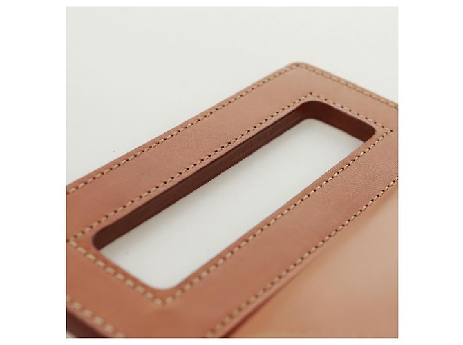 Céline Bolsa de mão em lona Macadam C da CELINE em camurça azul turquesa prateado Auth 170908V Prata - vista 7